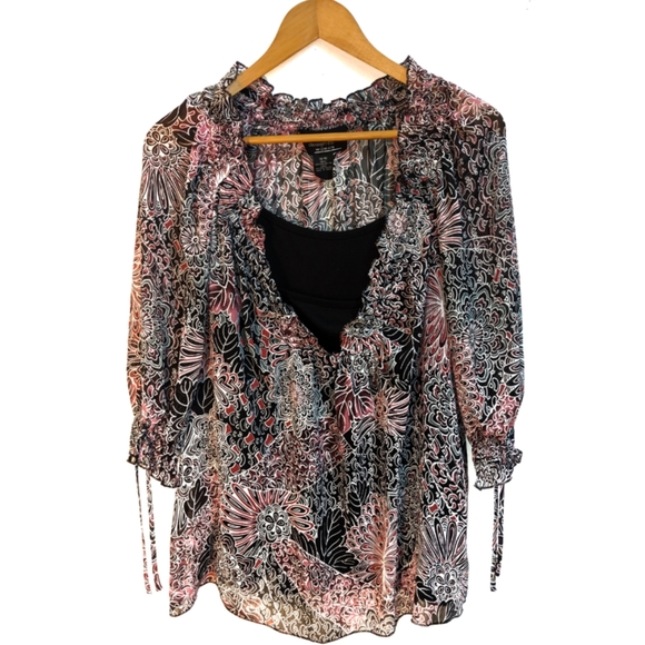 New York City Design Co. Blouse Size 14/16 - Picture 3 of 5